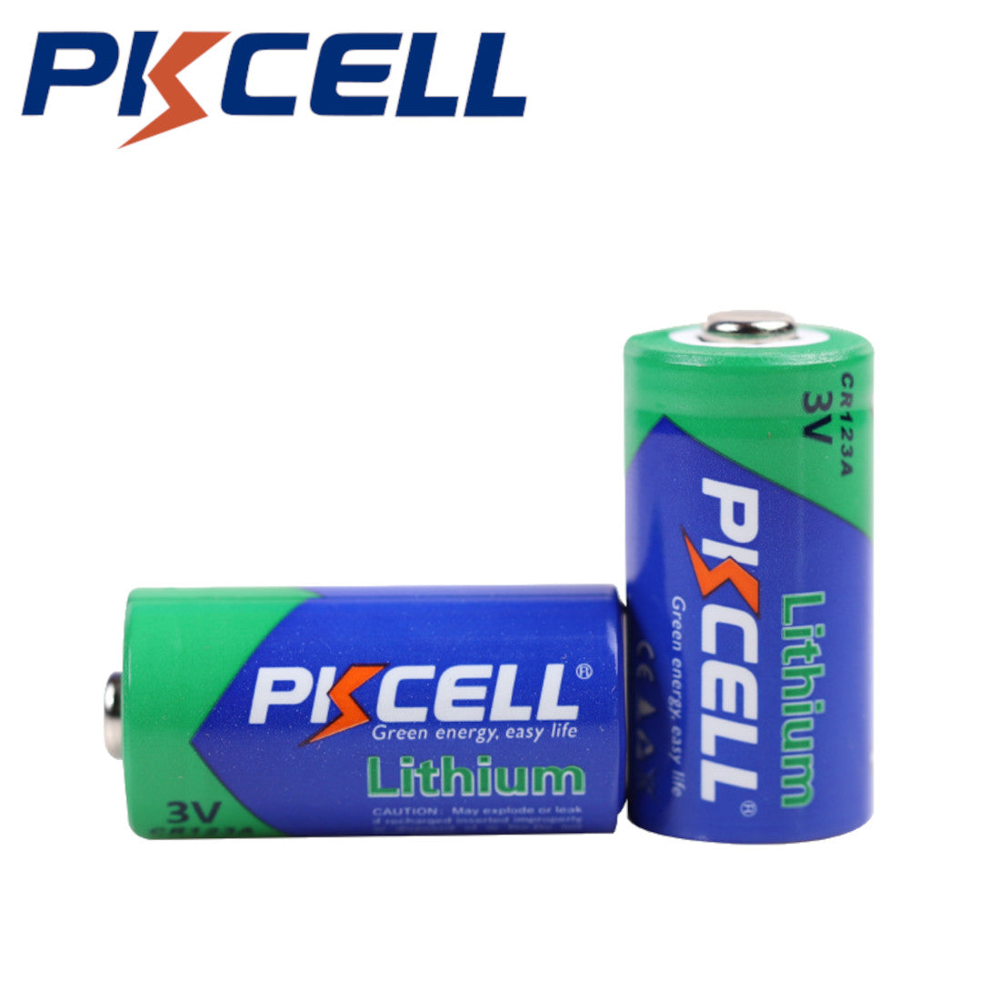 PKCELL CR123A 3V Lithium Manganese Dioxide Battery (Single)