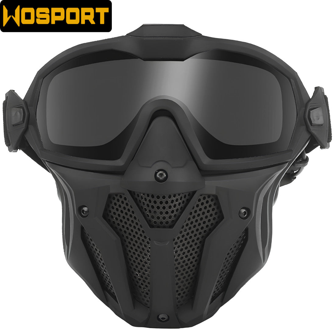 Wosport tactical anti-fog MASK – Black