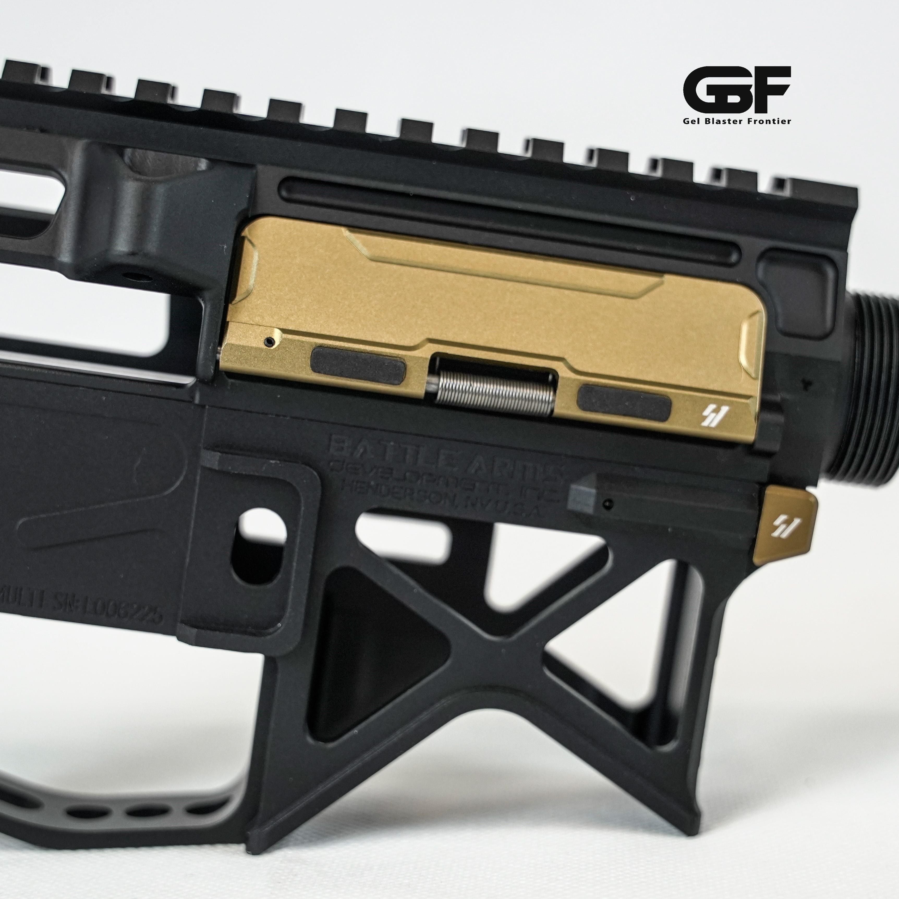 BAD556 CNC Aluminum V2 Gel Blaster Skeleton Receiver Kit, Gel Blaster Parts