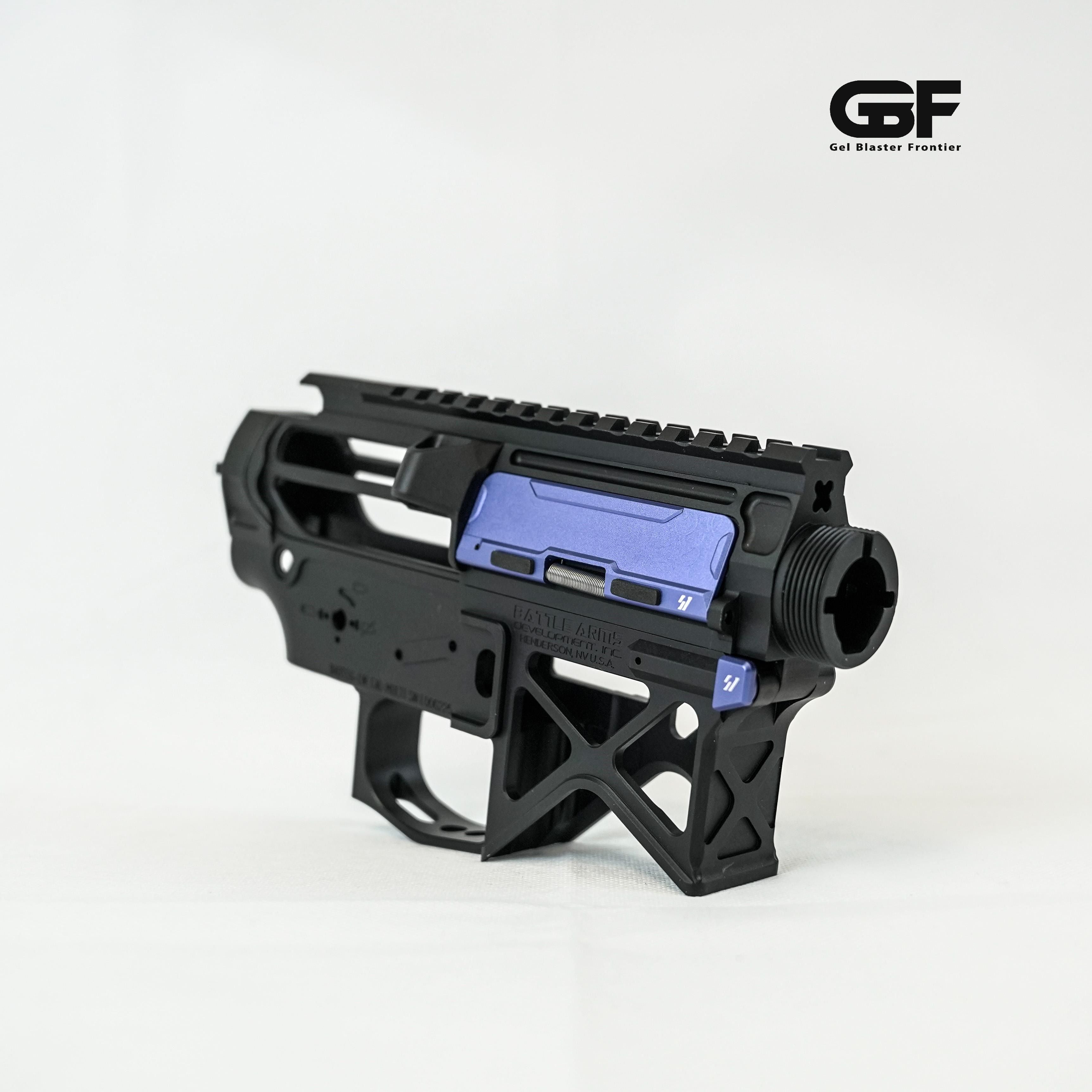 BAD556 CNC Aluminum V2 Gel Blaster Skeleton Receiver Kit, Gel Blaster Parts