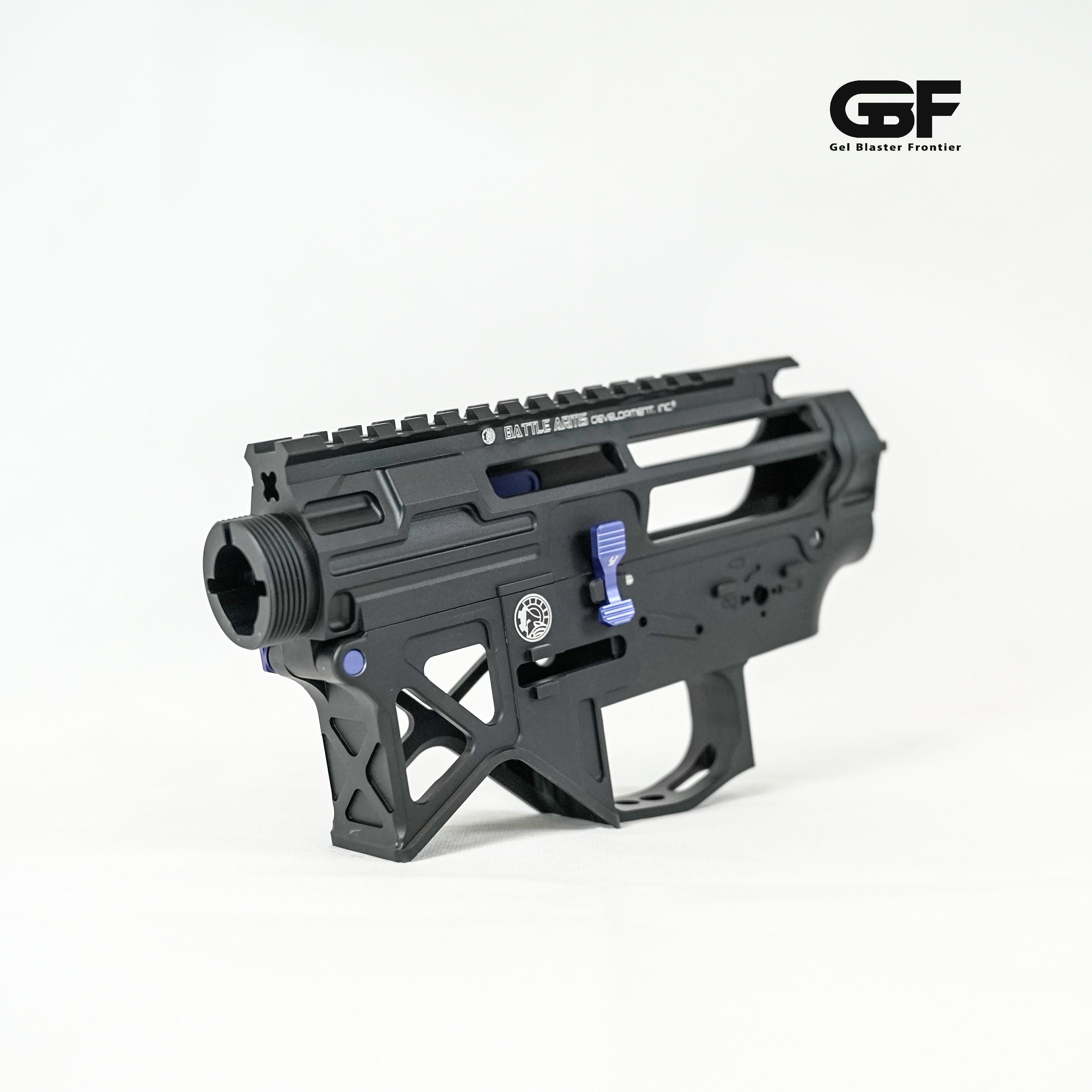 BAD556 CNC Aluminum V2 Gel Blaster Skeleton Receiver Kit, Gel Blaster Parts