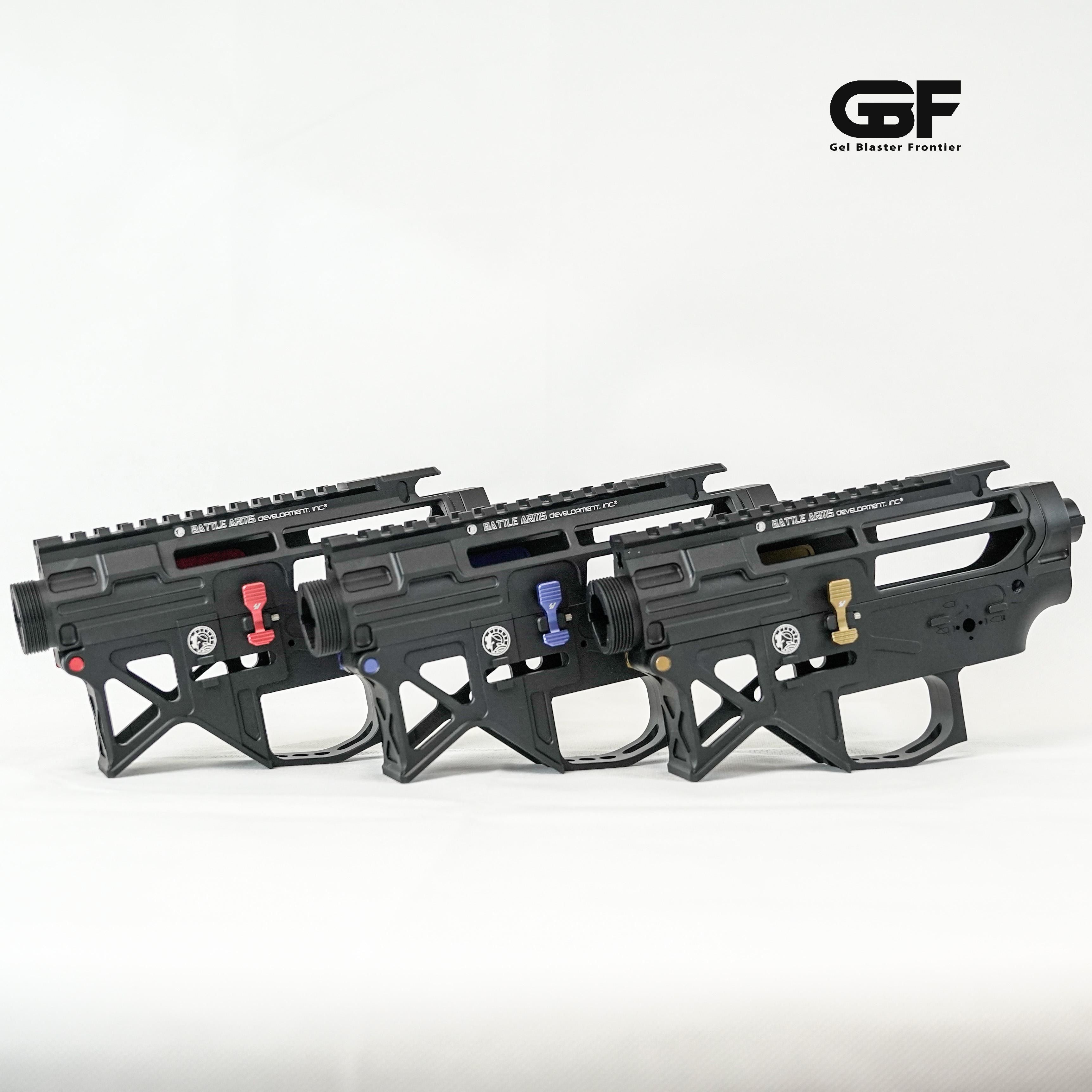 BAD556 CNC Aluminum V2 Gel Blaster Skeleton Receiver Kit, Gel Blaster Parts