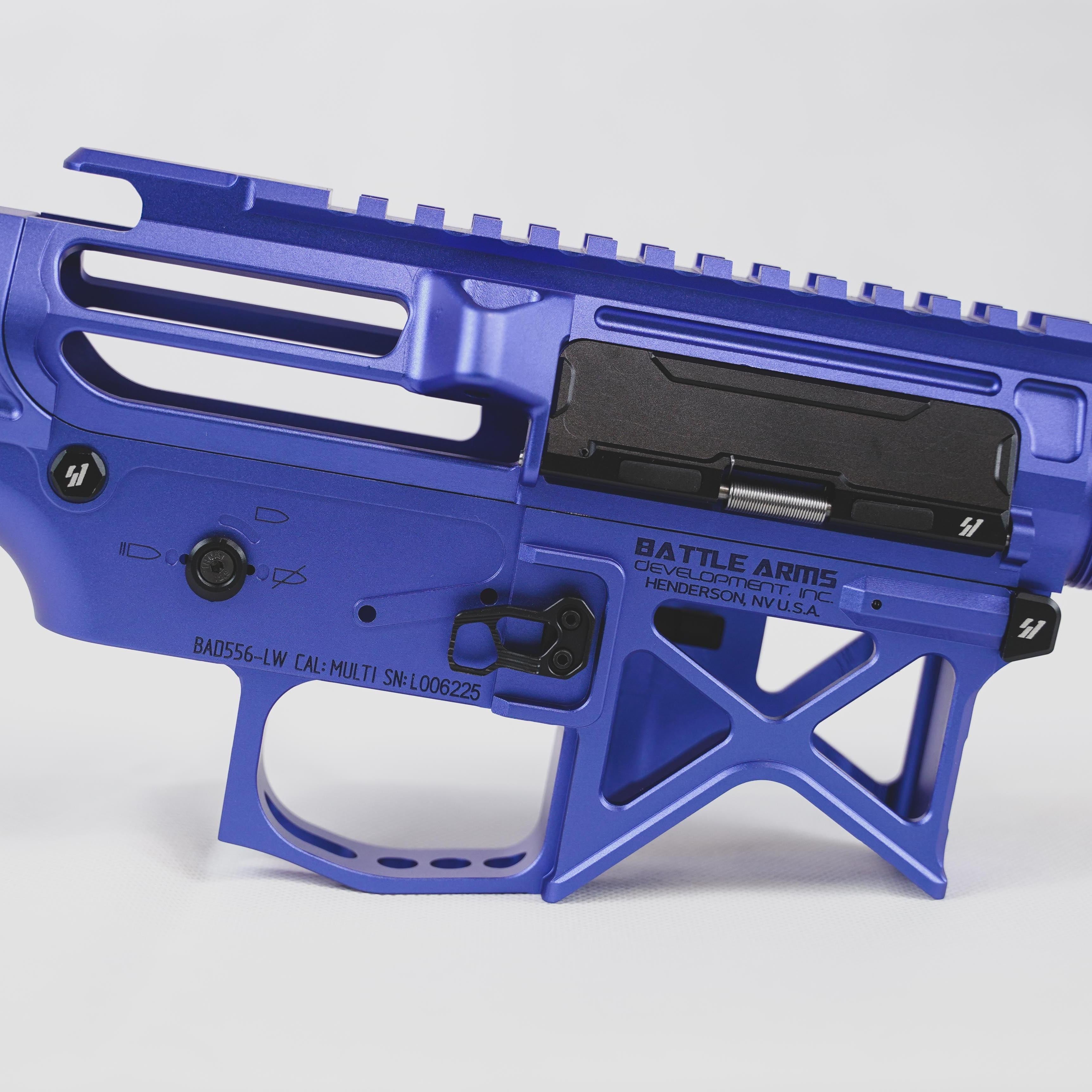 BAD556 CNC Aluminum V2 Gel Blaster Skeleton Receiver Kit, Gel Blaster Parts