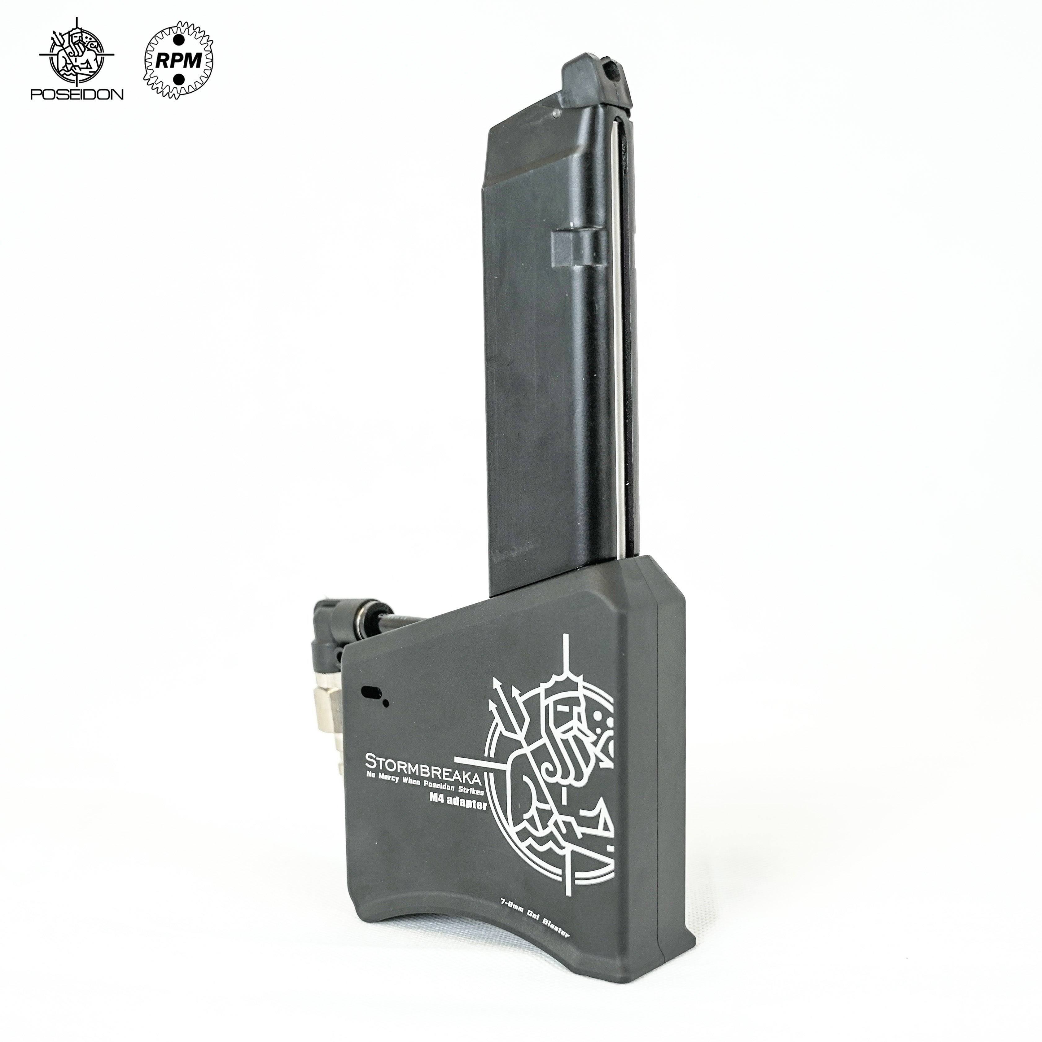 Stormbreaka RPM Techshop &amp; Poseidon M4 Adapter [Glock Version] Poseidon Mag installed